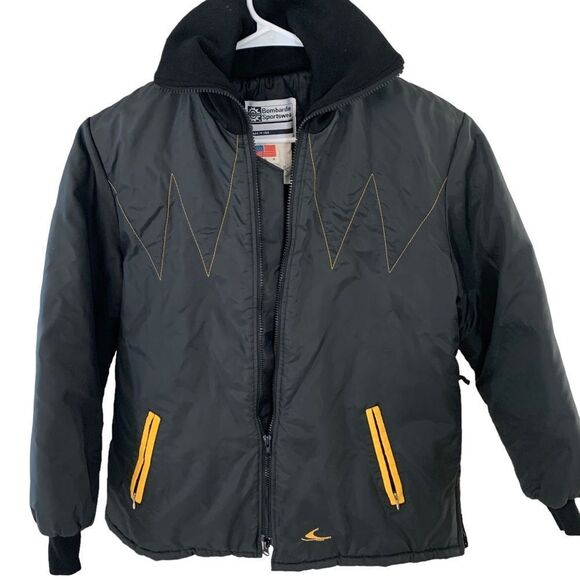 Vintage Bombardier Sportswear Winter Snowmobile Jacket Women’s size Large USA - Picture 15 of 15